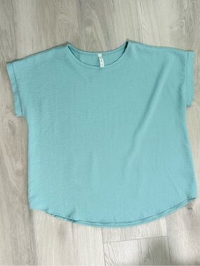mts Light Teal Relaxed Short Sleeve Tee